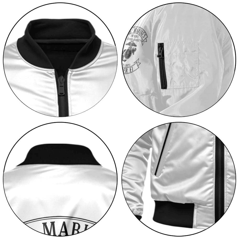 US Marine Corps (USMC) Personalized The 250th USMC Birthday Bomber Jacket #00CB150