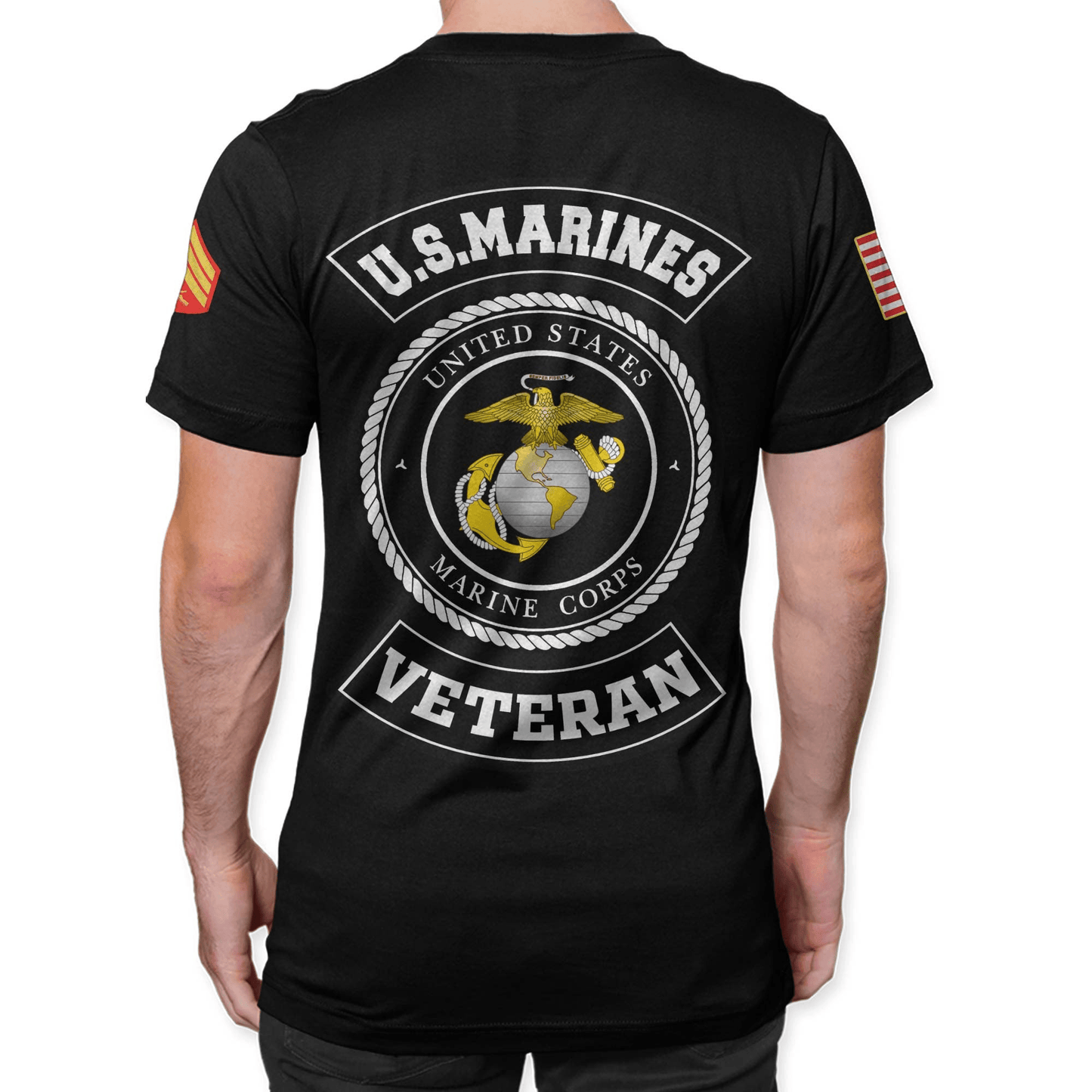 US Marine Corps (USMC) Customized U.S. Marines Legacy T-Shirt #00AB123