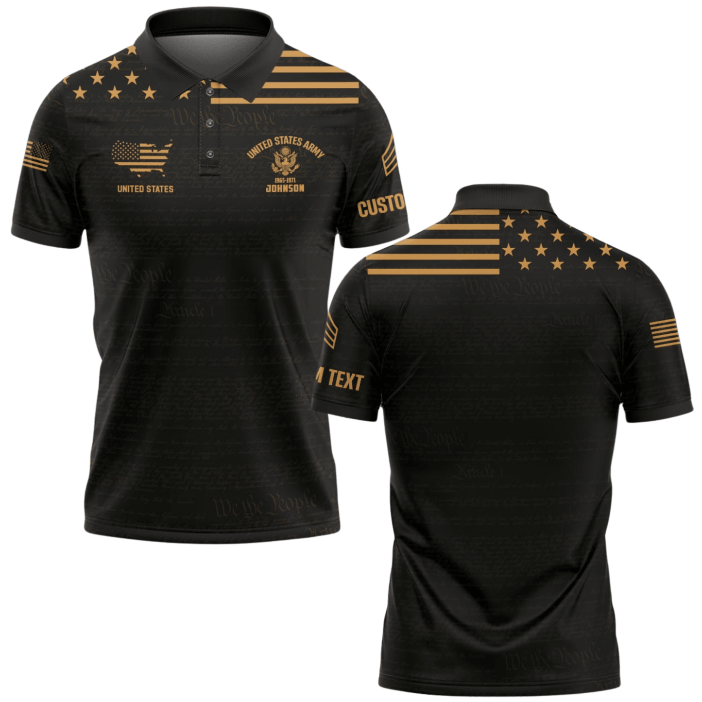 US Veteran Customized U.S Veteran Polo Shirt #000B151