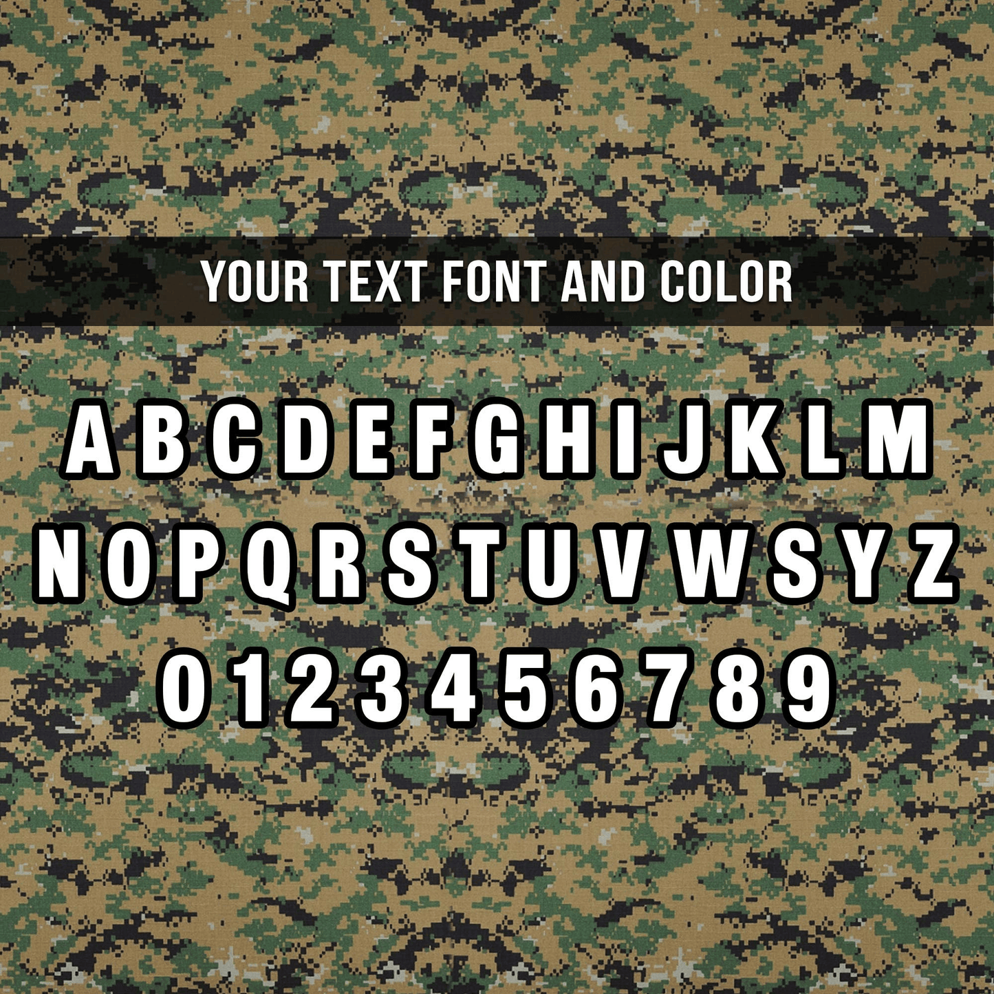 US Marine Corps (USMC) Customized U.S. Marines Camouflage Bomber Jacket #00CB143