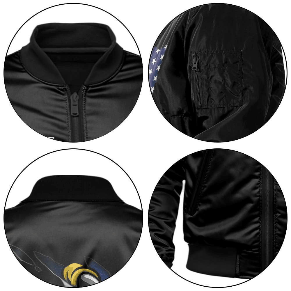 US Navy Customized U.S.Navy Eagle Claws Bomber Jacket #00CB145