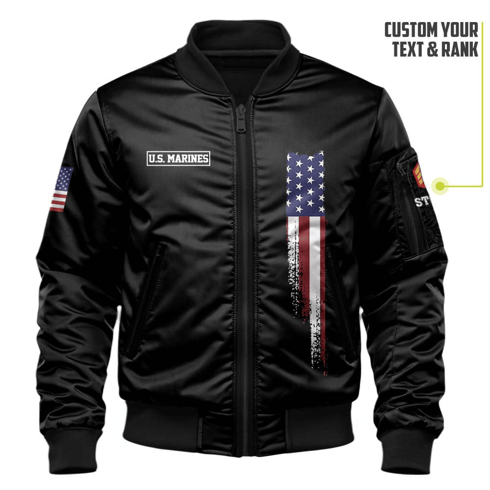 US Marine Corps (USMC) Customized U.S.Marines Eagle Claws Bomber Jacket #00CB147