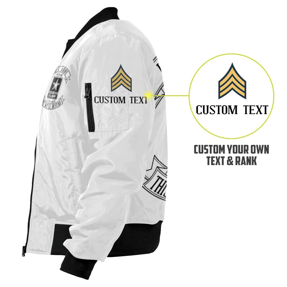 US Army Personalized The 250th Army Birthday Bomber Jacket #00CB148
