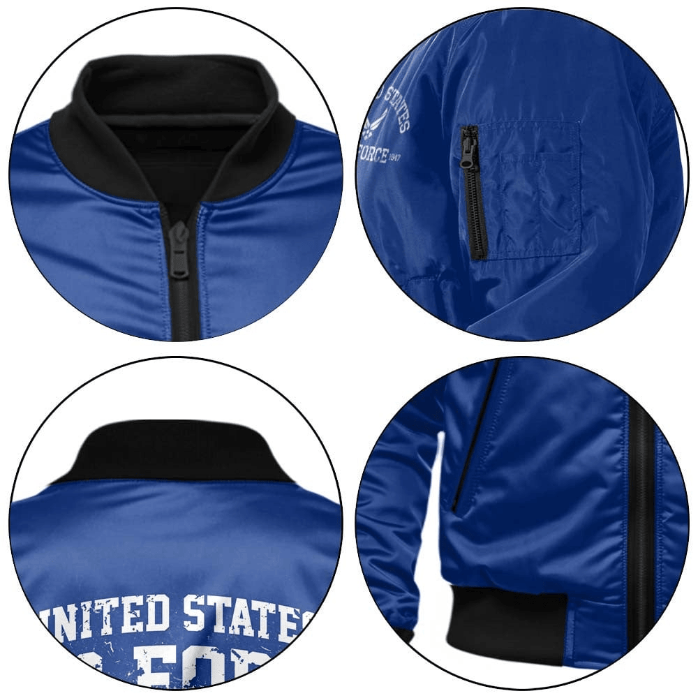 US Air Force (USAF) Customized U.S. Air Force Career Bomber Jacket #00CB153
