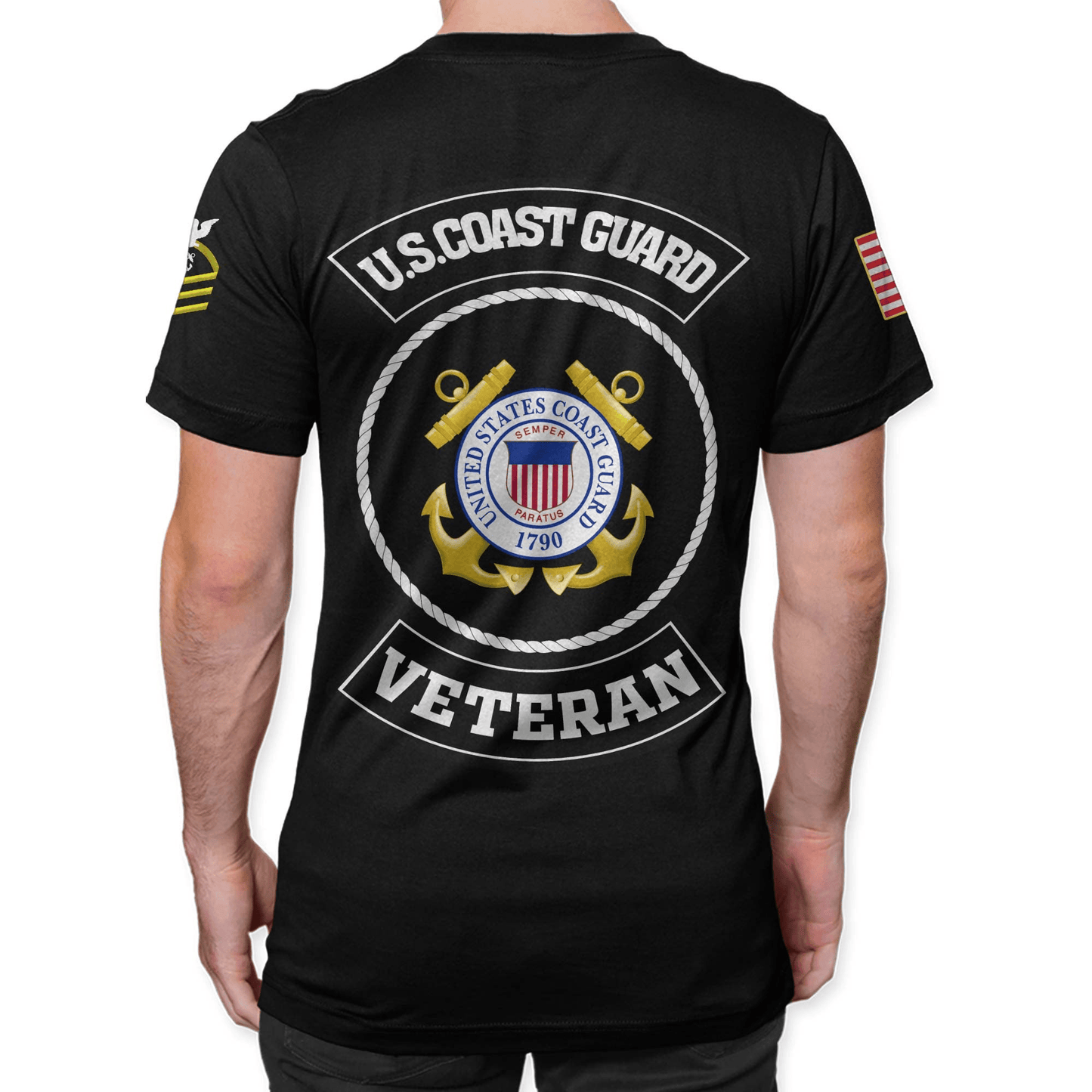 US Coast Guard (USCG) Customized U.S. Coast Guard Legacy T-Shirt #00AB122