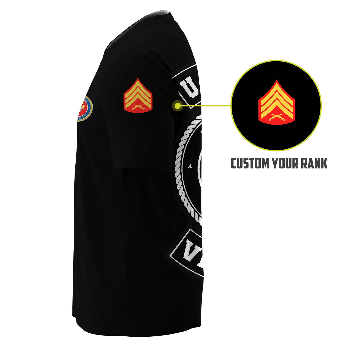 US Marine Corps (USMC) Customized U.S. Marines Legacy T-Shirt #00AB123