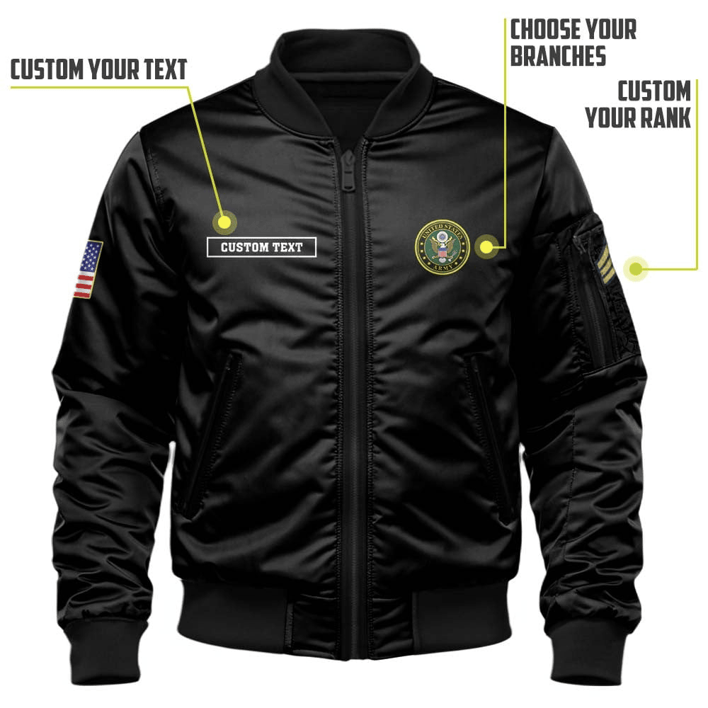 US Army Customized U.S. Army Legacy Bomber Jacket #00CB155