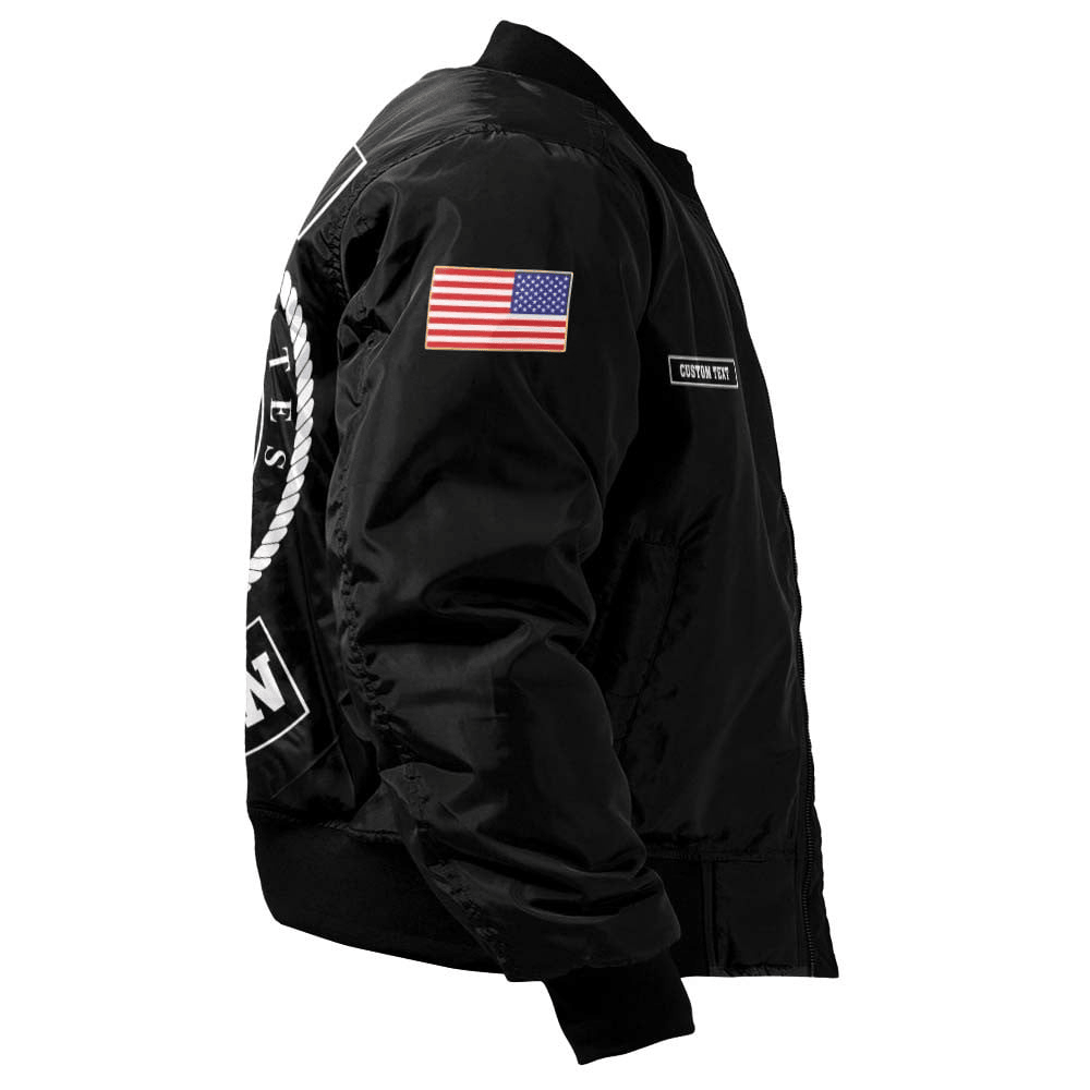US Navy Customized U.S. Navy Legacy Bomber Jacket #00CB156