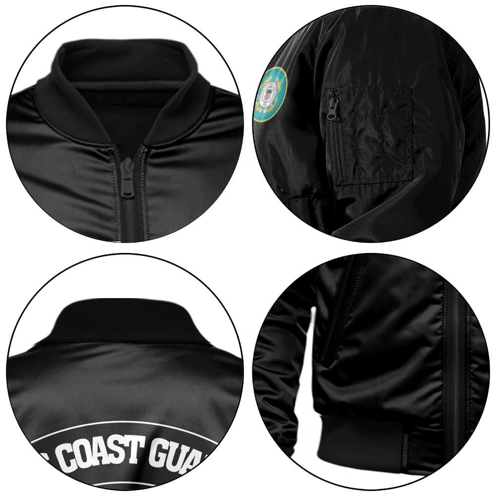 US Coast Guard (USCG) Customized U.S. Coast Guard Legacy Bomber Jacket #00CB158