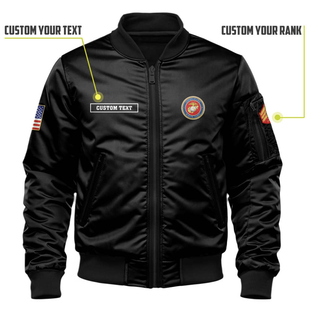 US Marine Corps (USMC) Customized U.S. Marines Legacy Bomber Jacket #00CB158
