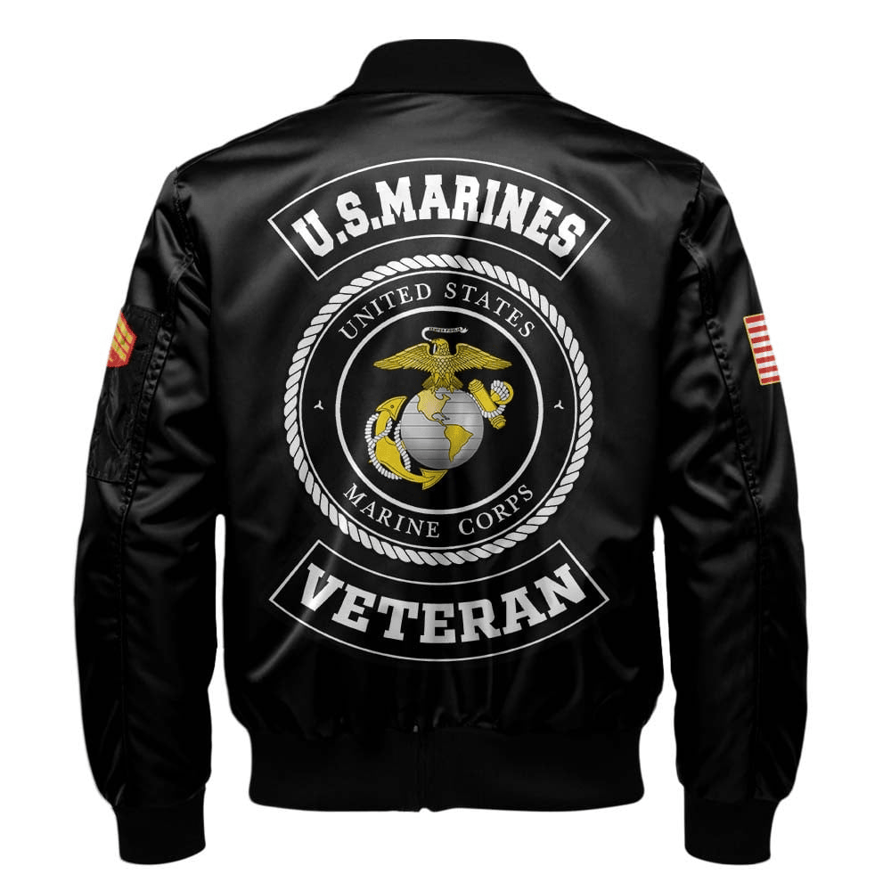 US Marine Corps (USMC) Customized U.S. Marines Legacy Bomber Jacket #00CB158
